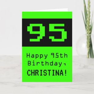 95誕生日:ネディ/オタク系のスタイル「95」と名前 カード