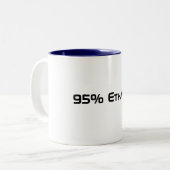 95%のエタノール ツートーンマグカップ (正面左)