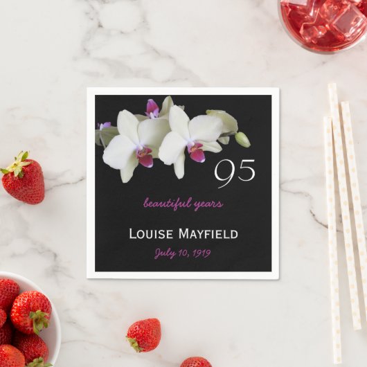 95thバースデーパーティー紙ナプキンス スタンダードカクテルナプキン (インサイチュ)