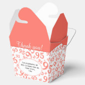 95th誕生日パーティーコーラル番号パターン95 フェイバーボックス (オープン)