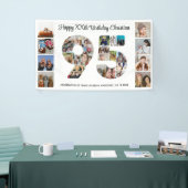 95th誕生日パーティー番号95フォトコラージュ 横断幕 (トレードショー)