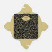 95th誕生日パーティー金ゴールド/ブラックナンバーパターン フェイバーボックス (折り畳みなし)