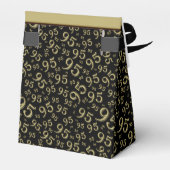 95th誕生日ブラック/金ゴールド番号パターン フェイバーボックス (裏面サイド)