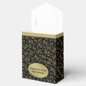 95th誕生日ブラック/金ゴールド番号パターン フェイバーボックス (オープン)