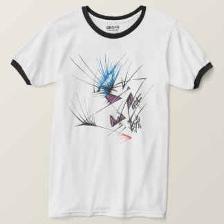 96カラフルな抽象的な部族のタトゥーアート Tシャツ