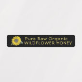 96タンパー明らかなシールワイルドフラワーハニーサンフラワー ラベル (デザイン1)
