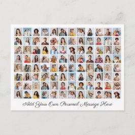 96フォトコラージュ自分の挨拶を追加 シーズンポストカード