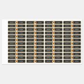 96メープルシロップグレードAオレンジ色のタンパー表示ラベル ラベル (シート)