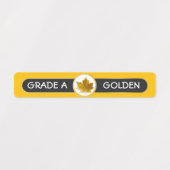 96メープルシロップグレードAセキュリティタンパー防止蓋 ラベル (デザイン1)