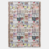 96写真集パーソナライズされた作 スローブランケット (正面縦)