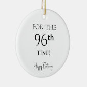 96回目の誕生日おめでとう セラミックオーナメント (右)