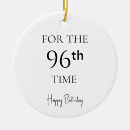 96回目の誕生日おめでとう セラミックオーナメント