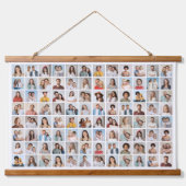 96枚の写真コラージュを作成しよう 吊り下げ型タペストリー (正面)