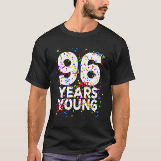 96歳の若さで96番目に幸せ Tシャツ