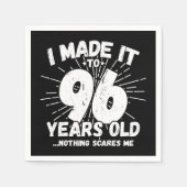 96歳皮肉ミームおもしろい96誕生日 スタンダードカクテルナプキン (正面)