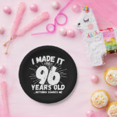 96歳皮肉ミームおもしろい96誕生日 ペーパープレート (パーティー)