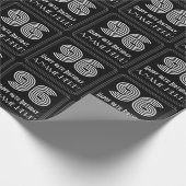 96番目の誕生日:インスパイアアールデコ「96」を見る/名前 ラッピングペーパー (角)