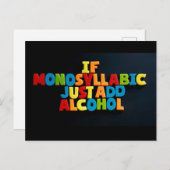 96番。TFDGかもしらMONOSYLLABIC...ポストカード ポストカード (正面/裏面)