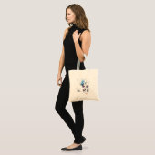 96色のカラフルな抽象的な部族のタトゥーアート トートバッグ (正面(モデル))