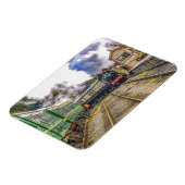 9681年の蒸気機関車 マグネット (左側)