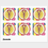 969ステッカー スクエアシール (シート)