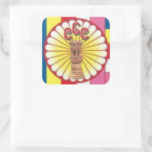 969ステッカー スクエアシール (バッグ)