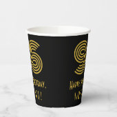 96th Birthday: Art Deco Inspired Look “96” & Name 紙コップ (左)