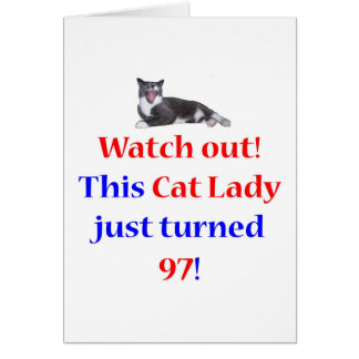97匹の猫の女性
