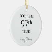 97回目の誕生日おめでとう セラミックオーナメント (右)