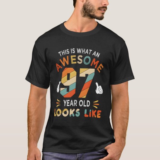 97日97日は97日のようだ Tシャツ (正面)