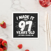 97歳皮肉ミームおもしろい97誕生日 スタンダードカクテルナプキン (インサイチュ)