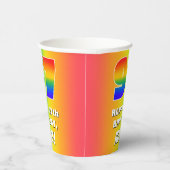 97番目の誕生日: カラフル, Rainbow Pattern # 97 紙コップ (右)