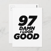 97私は良い誕生日 ポストカード (正面/裏面)