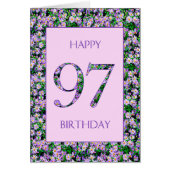 97誕生日パープルデイジー (正面)