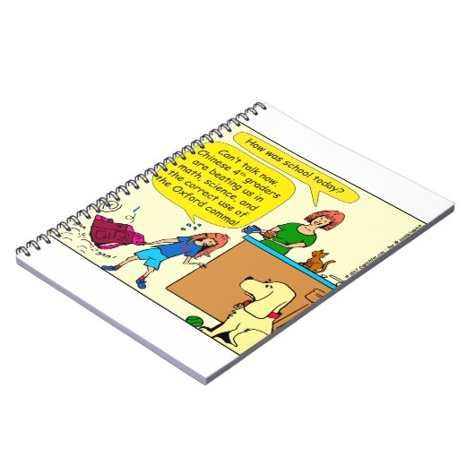 971の数学科学のオックスフォードのコンマの漫画 ノートブック (左側)