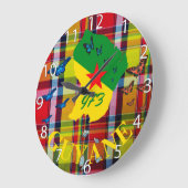 973 Horloge en Acrylique ラージ壁時計 (傾斜)