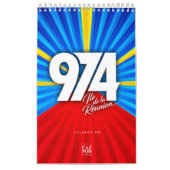 974 Ile de la Réunion カレンダー (カバー)