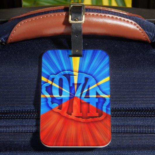 974 Ile de la Réunion ラゲッジタグ (正面インサイチュ2)