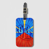 974 Ile de la Réunion ラゲッジタグ (正面縦)