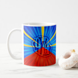 974 Ile de la Réunion - Drapeau réunionnais コーヒーマグカップ