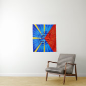 974 Ile de la Réunion - Drapeau réunionnais タペストリー (インサイチュ)