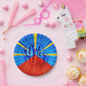 974 Ile de la Réunion - Drapeau réunionnais ペーパープレート (パーティー)