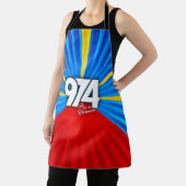 974 Ile de la Reunion Signature Maveli R zoom1 エプロン (インサイチュ)