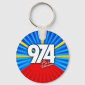 974 Ile de la Reunion Signature Maveli R zoom1 キーホルダー (裏面)