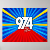 974 Ile de la Reunion Signature Maveli R zoom1 ポスター (正面)