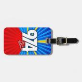 974 Ile de la Reunion Signature Maveli R zoom1 ラゲッジタグ (正面横)