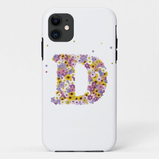 97thバースデーパーティー、花の文字 Case-Mate iPhoneケース (裏面)