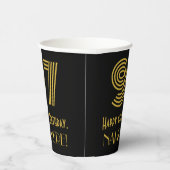 97th Birthday: Art Deco Inspired Look “97” & Name 紙コップ (右)