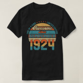 97th Birthday Decorations September 1924 97 Years  Tシャツ (デザイン正面)