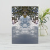 97Z Unique Colorful Abstract Nature サンキューカード (スタンド正面)